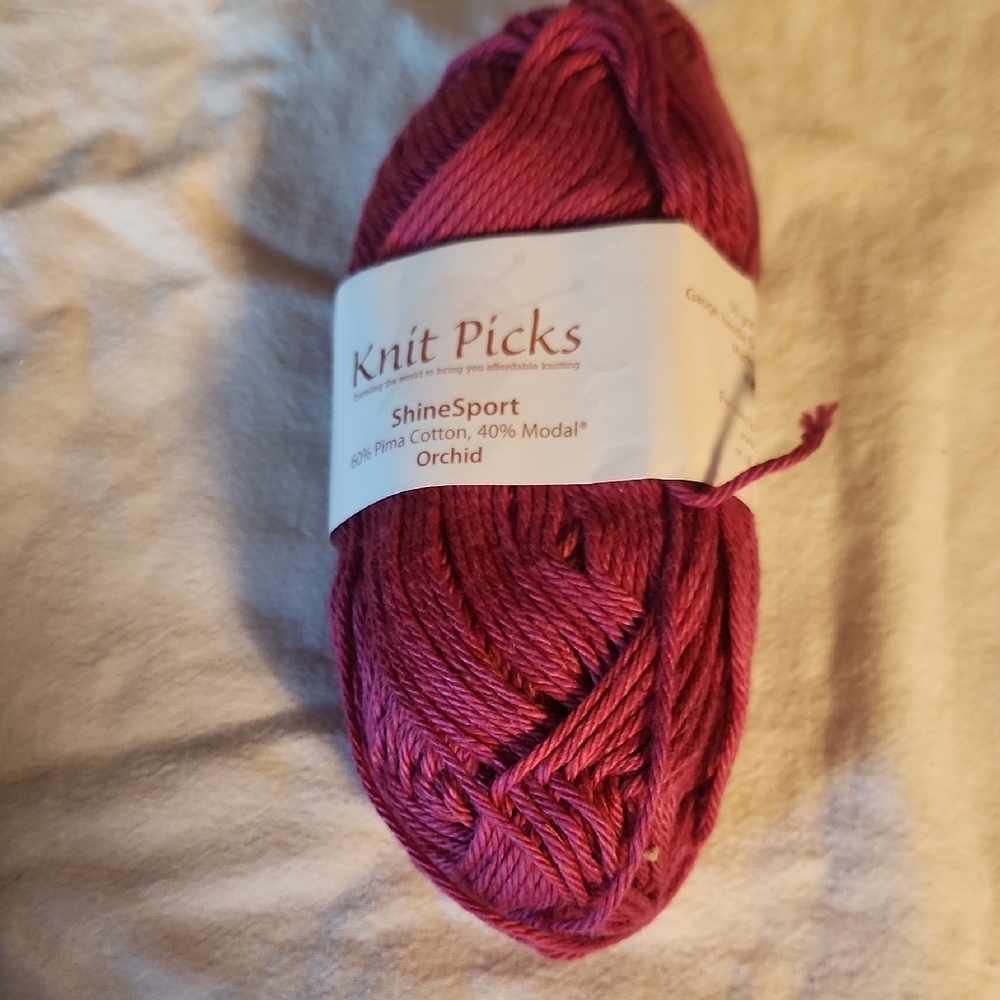 Knit Picks ShineSport Yarn - Orchid